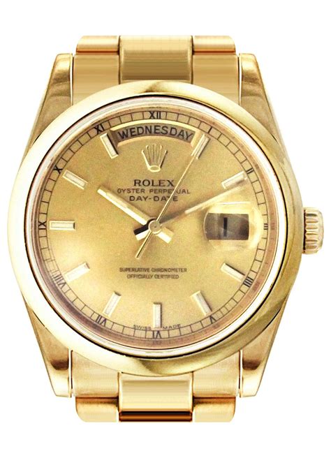 rolex day date oro lucidatura|rolex day date yellow gold.